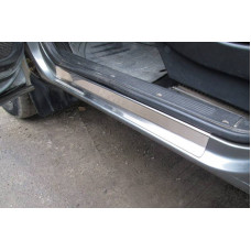 Накладки на пороги AluFrost до Chevrolet Niva 2007+