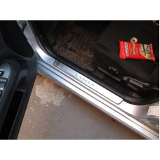Накладки на пороги AluFrost до Mitsubishi Lancer 9