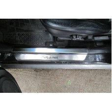 Накладки на пороги AluFrost до Mitsubishi Outlander I 2001-2006