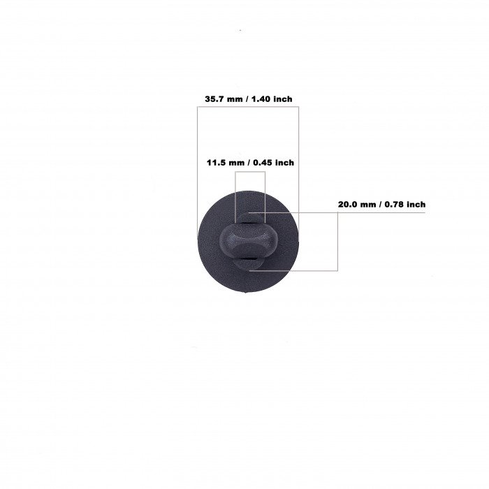 CFC42 AUDI / VW FITTINGS Oval floor fastener without screw